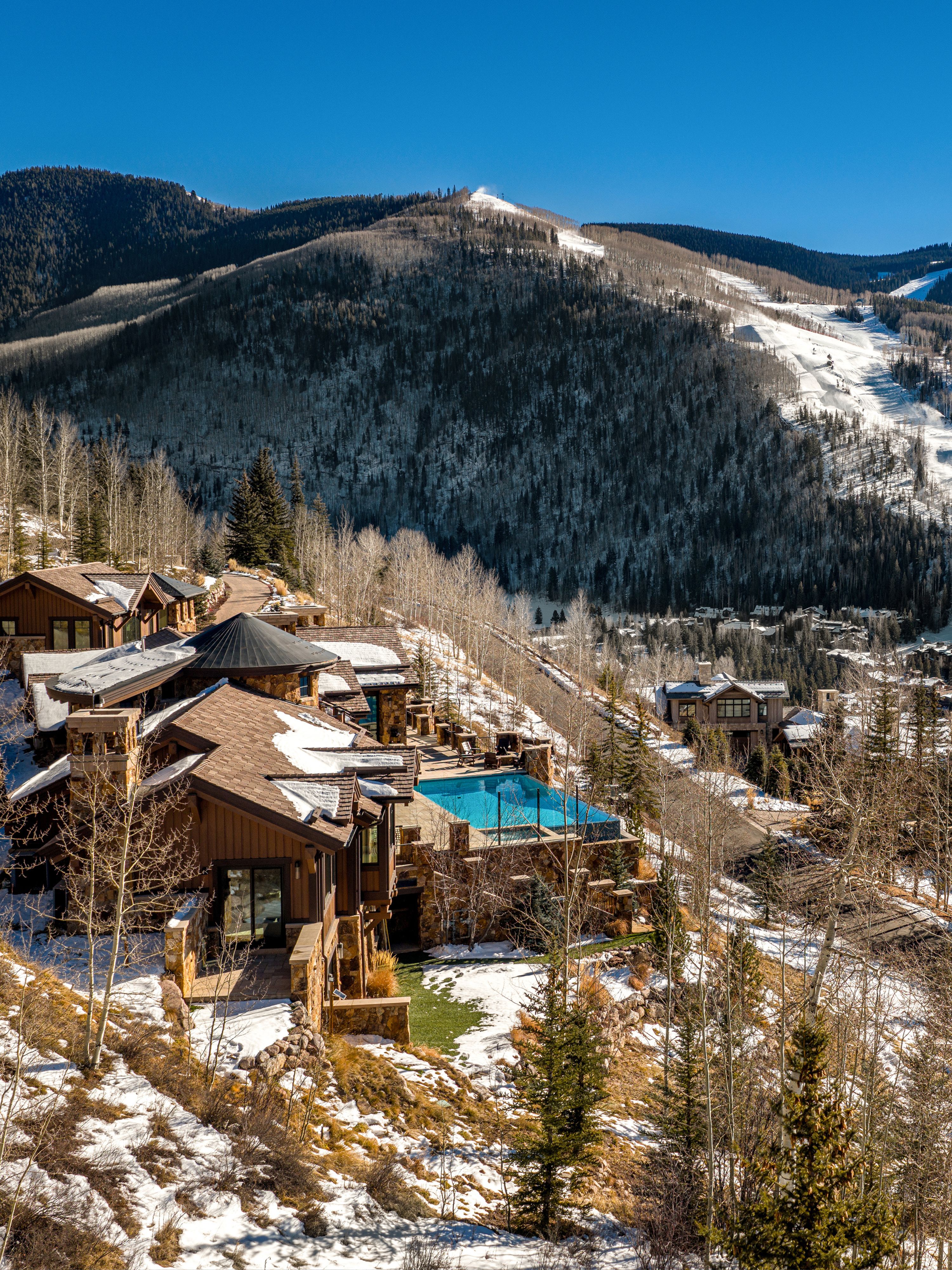Spraddle Creek mountain estate in Vail