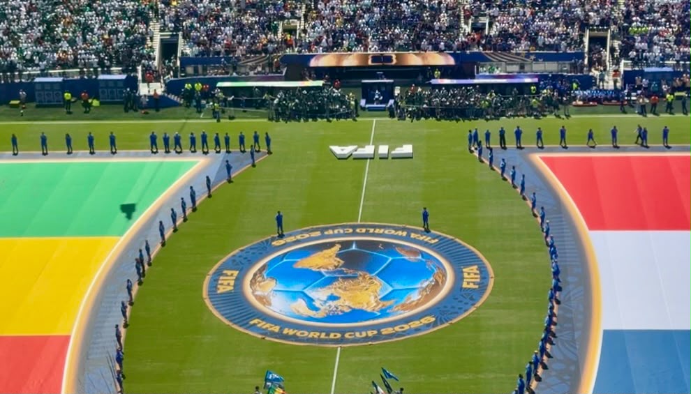 The World Cup arrives in New York.