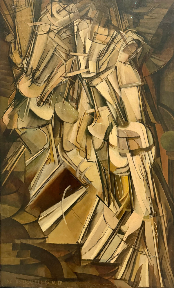 Marcel Duchamp, Nude Descending a Staircase (No. 2), 1912
